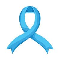 prostate cancer ribbon campaign vector