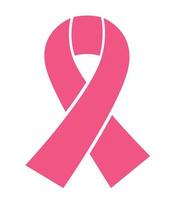 campaña de cinta de cáncer de mama rosa vector