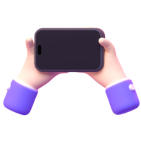 téléphone de l'appareil en rendu 3d pour la présentation web des actifs graphiques ou autre png