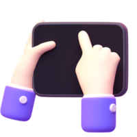 téléphone de l'appareil en rendu 3d pour la présentation web des actifs graphiques ou autre png