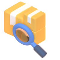 Search Package in 3d render for graphic asset web presentation or other png