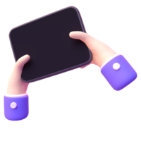 téléphone de l'appareil en rendu 3d pour la présentation web des actifs graphiques ou autre png