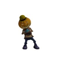 citrouille monstre superstar halloween png