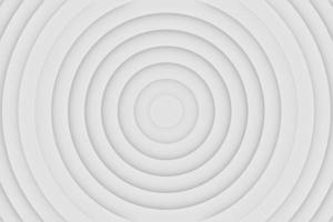 Simple White circles abstract background. 3D illustration. photo