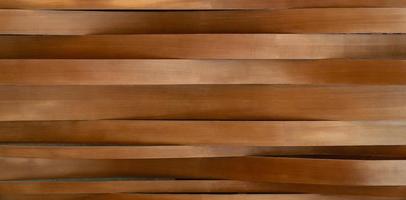 Timber wood plank curve background. photo