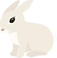 símbolo del año conejo vector clipart