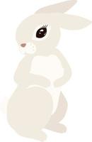 Symbol of the Year Rabbit vector clipart