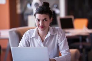 business woman at office photo