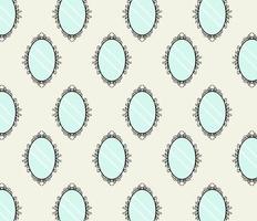 Vector Seamless Pattern of Mirror Frame