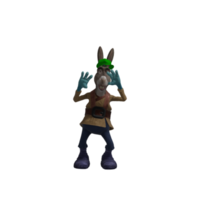 pose de baile de burro png