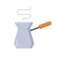 Turkish coffee pot, icon, Vector, Illustration. vector