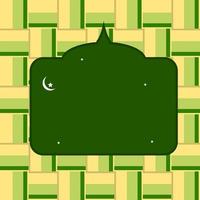 textura vectorial ketupat indonesio o malasio editable para el fondo de texto del concepto del día eid combinado con la cultura y la tradición nusantara vector