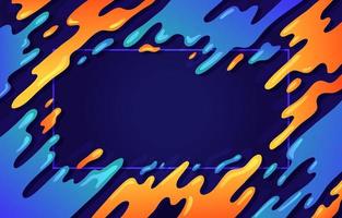 Blue and Orange Abstract Background vector