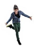 young man dancing photo