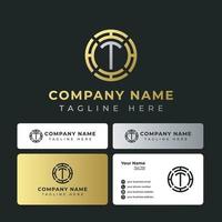 Letter TH Coin Logo, is suitable for any business. vector