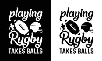 American football T shirt design, Rugby T shirt design vector