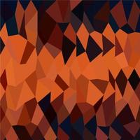 Persimmon Orange Abstract Low Polygon Background vector