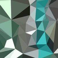 Persian Green Abstract Low Polygon Background vector