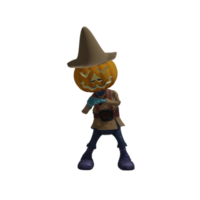 pompoen monster houding halloween png