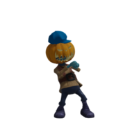 zucca mostro posa Halloween png