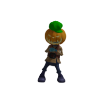 zucca mostro posa Halloween png