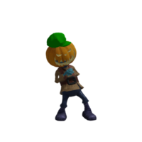 zucca mostro posa Halloween png