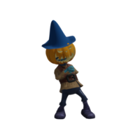 pompoen monster houding halloween png