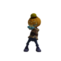 Pumpkin monsters dancing png