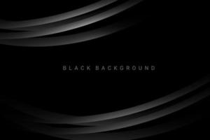 Darkness concept design black geometric background vector