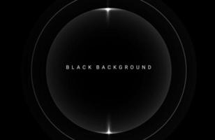 Darkness concept design black geometric background vector