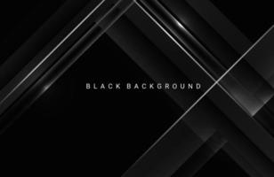 Darkness concept design black geometric background vector