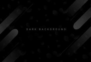 Darkness concept design black geometric background vector