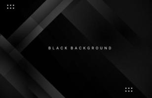 Darkness concept design black geometric background vector