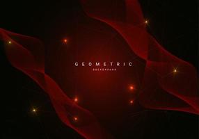Abstract geometric design dynamic modern graphic background vector