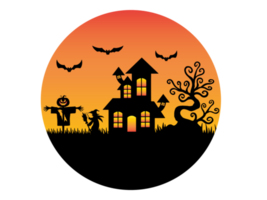 Halloween-Silhouette-Hintergrund png