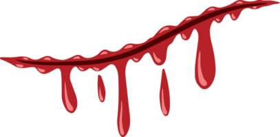 ilustração de respingo de ferida de sangue png