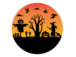 horreur de fond d'halloween png