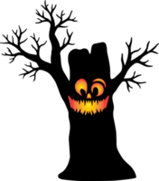 Halloween-Baum-Horror-Hintergrund png