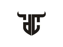 Initial AS Bull Logo Design. vector