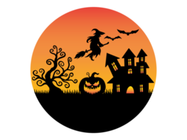 Halloween-Silhouette-Hintergrund png