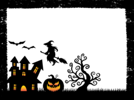 background Silhouette Halloween png
