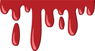 ilustração de respingos de ferida de sangue png