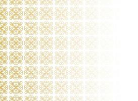 Abstract golden floral pattern background vector