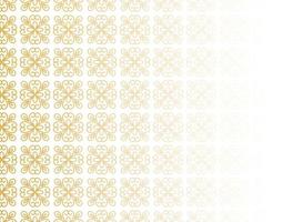 Abstract golden floral pattern background vector