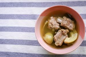 Pickled Cabbage Soup with Pork Ribs is a Thai dish. Easy to make and mellow flavor. photo