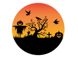 fond effrayant d'halloween png