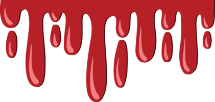 ilustração de respingos de ferida de sangue png