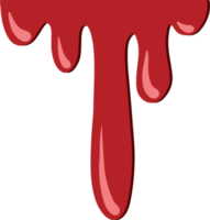 ilustração de respingo de ferida de sangue png