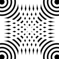 Seamless Half Circle Motif Pattern for Ornate, Decoration or Graphic Design Element. Vector Illustration