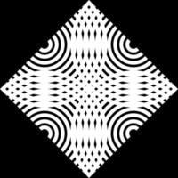 Seamless Half Circle Motif Pattern for Ornate, Decoration or Graphic Design Element. Vector Illustration